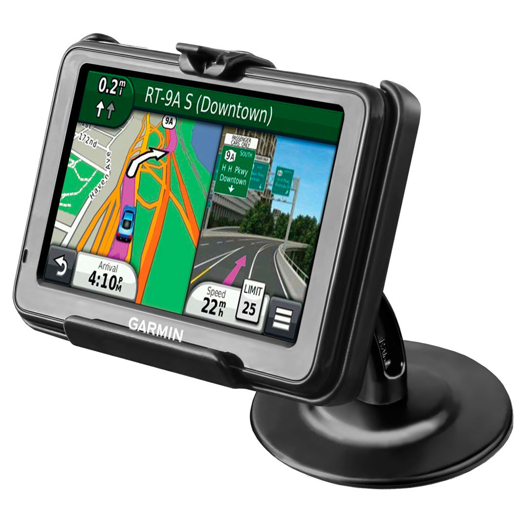 RAP-SB-180-GA25:RAP-SB-180-GA25_1:RAM® Lil Buddy™ Adhesive Dash Mount for Garmin nuvi 2495LMT, 465T + More