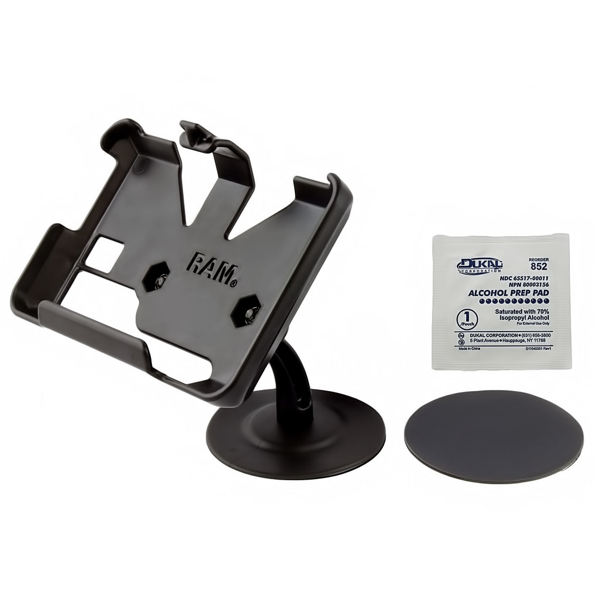 RAP-SB-180-GA25:RAP-SB-180-GA25_1:RAM® Lil Buddy™ Adhesive Dash Mount for Garmin nuvi 2495LMT, 465T + More