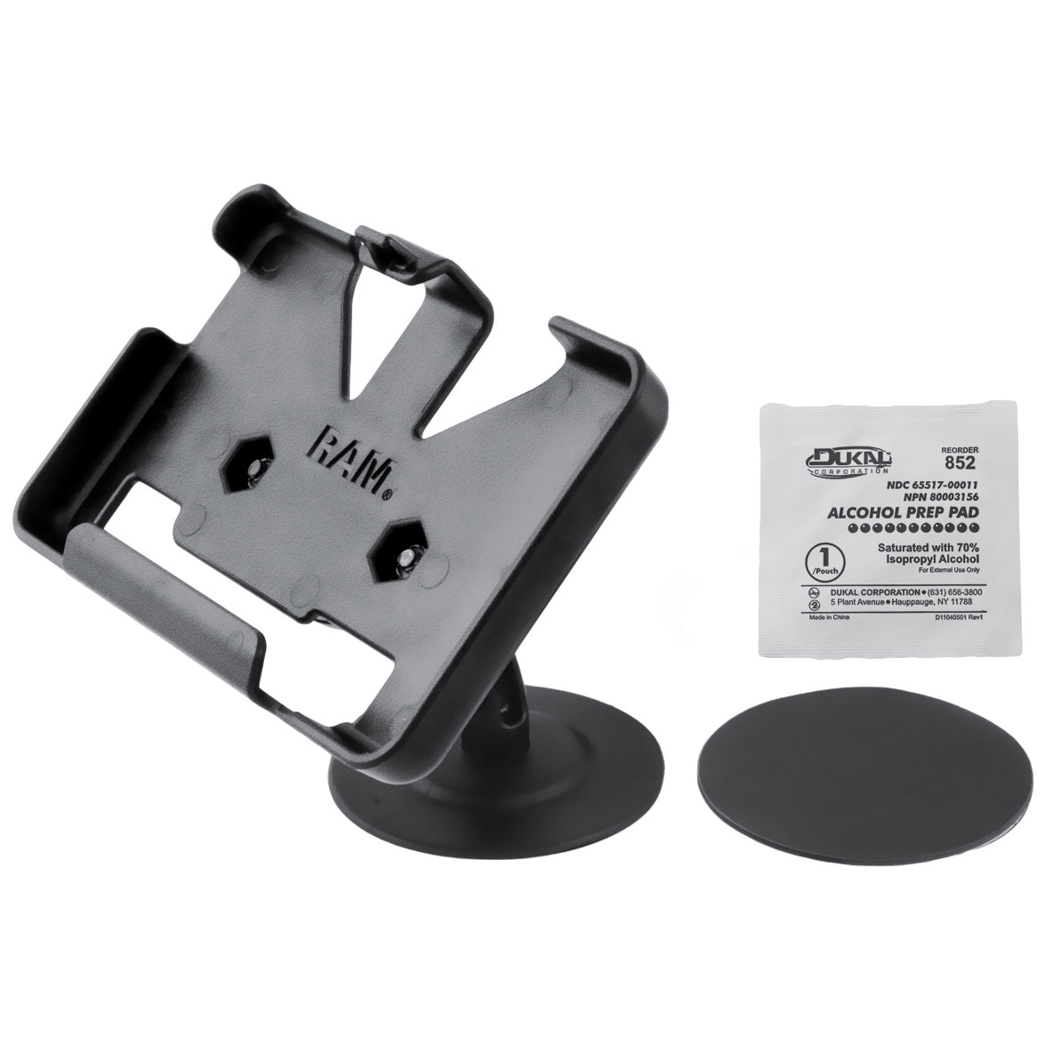 RAP-SB-180-GA34:RAP-SB-180-GA34_1:RAM® Lil Buddy™ Adhesive Dash Mount for Garmin nuvi 1300 Series + More