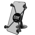 RAP-SB-180-UN10:RAP-SB-180-UN10_1:RAM® X-Grip® Large Phone Holder with Lil Buddy™ Adhesive Dash Mount