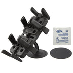 RAP-SB-180-UN4:RAP-SB-180-UN4_1:RAM® Finger-Grip™ Universal Holder with Lil Buddy™ Adhesive Dash Mount