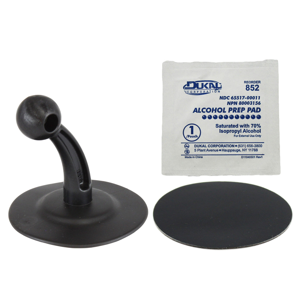 RAP-SB-180NBU:RAP-SB-180NBU_1:RAM® Lil Buddy™ Adhesive Dash Base with RAM® Snap-Link™ Ball