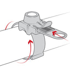 RAP-SB-187-GA31:RAP-SB-187-GA31_1:RAM® EZ-Strap™ Rail Mount for Garmin Approach G5 & Oregon Series