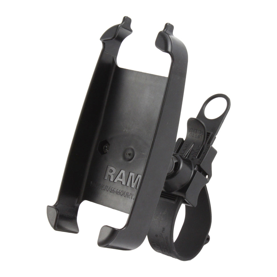 RAP-SB-187-LO3:RAP-SB-187-LO3_1:RAM® EZ-Strap™ Rail Mount for Lowrance AirMap 600C, iFinder + More