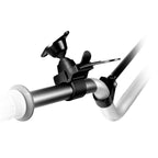 RAP-SB-187U:RAP-SB-187U_1:RAM® EZ-Strap™ Rail Mount with Double Ball and Diamond Base Adapter