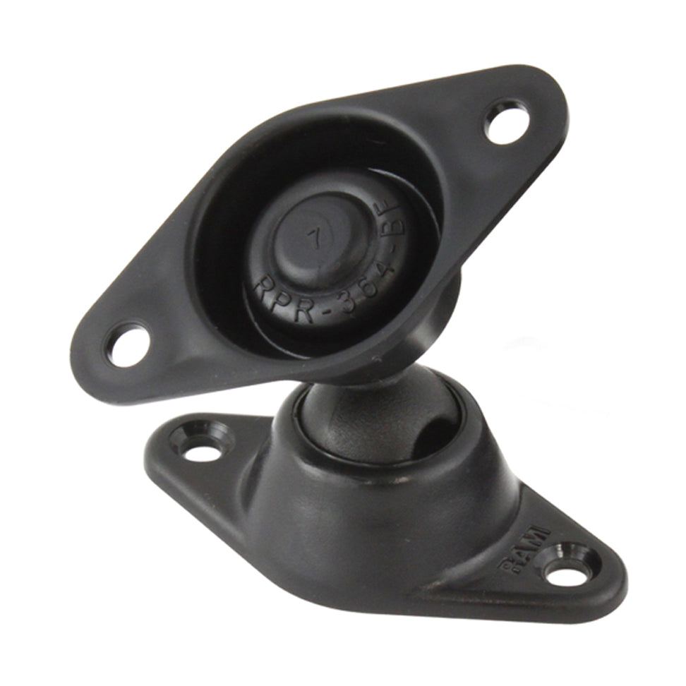 RAP-SB-188U:RAP-SB-188U_1:RAM® Snap-Link™ Mount with Short Arm & Two Diamond Plates