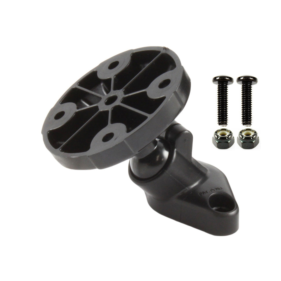 RAP-SB-190U:RAP-SB-190U_1:RAM® Snap-Link™ Mount with Round Plate & 45-Degree Diamond Plate