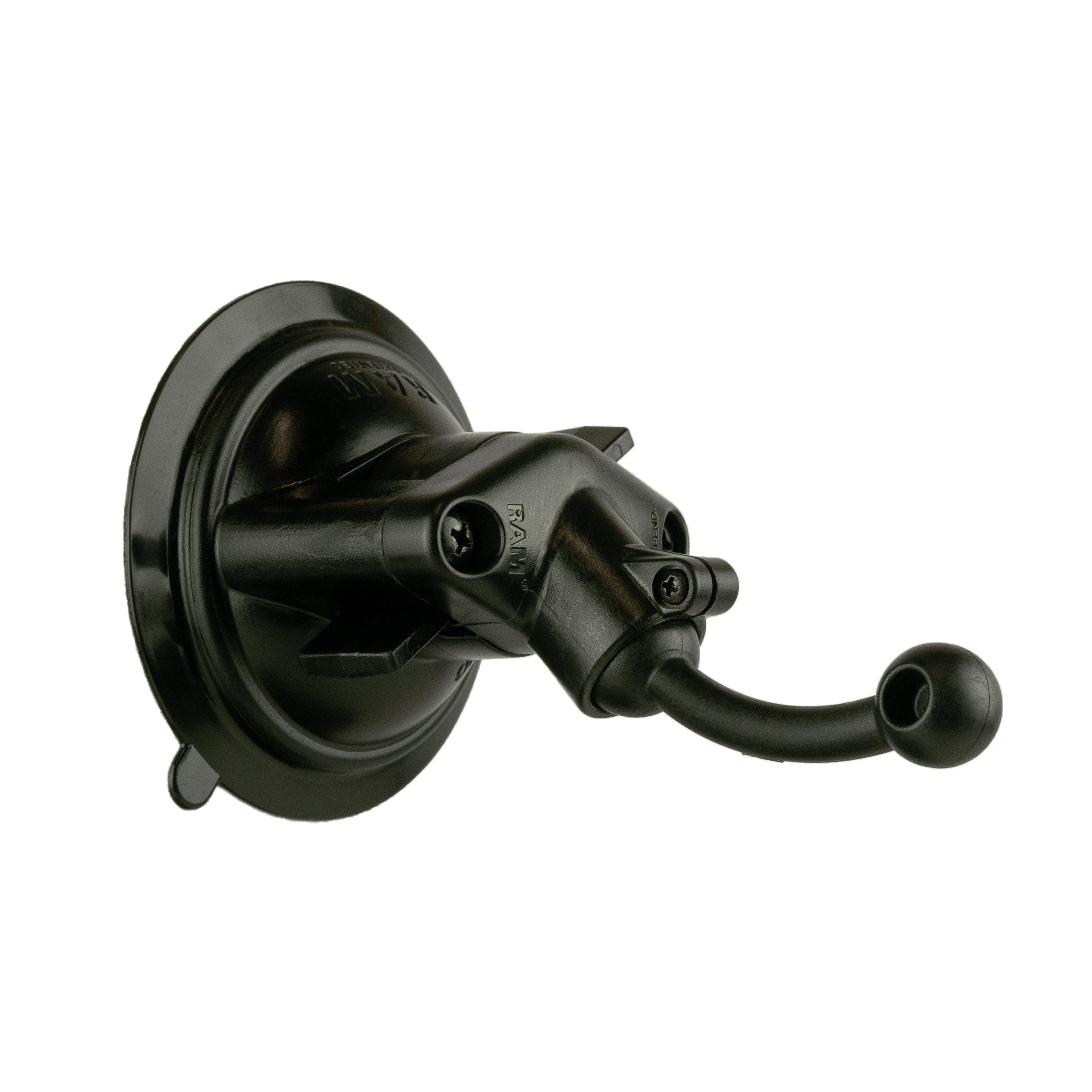 RAP-SB-224-1-RGLU:RAP-SB-224-1-RGLU_1:RAM® Twist-Lock™ Suction Cup Mount with 17mm Garmin Ball (Drive + More)