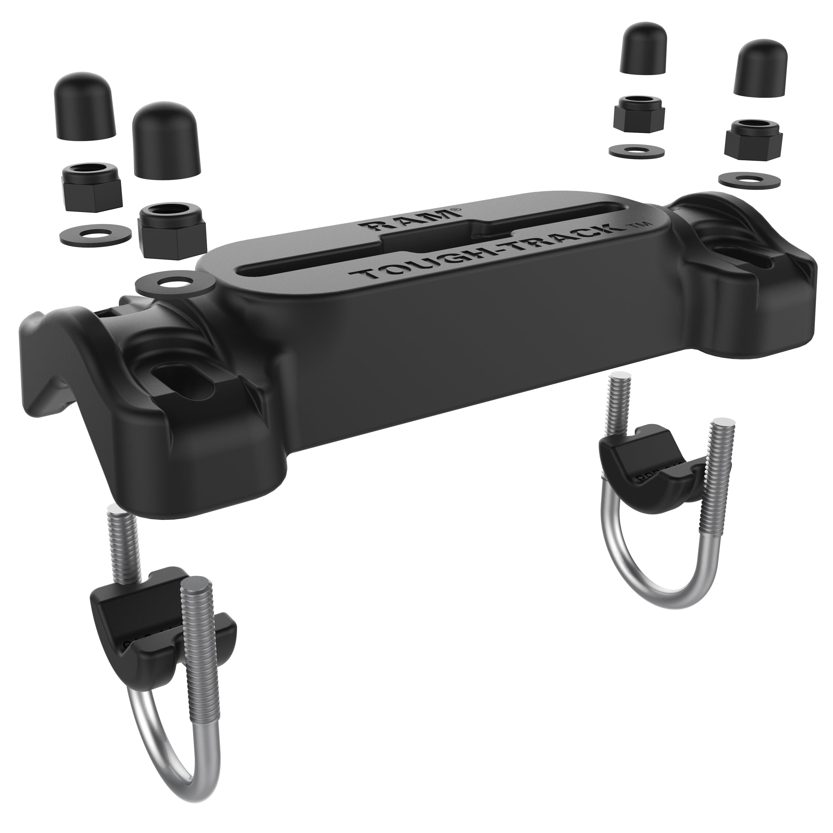 RAP-TRACK-B7U:RAP-TRACK-B7U_1:RAM® Tough-Track™ - 4" Track for 5/8" - 1 1/4" Rails