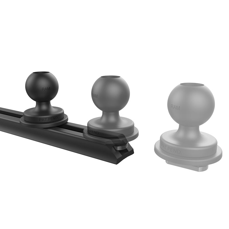 RAP-TRACK-DR-30U:RAP-TRACK-DR-30U_1:RAM® Tough-Track™ - End Loading Composite 30" Track