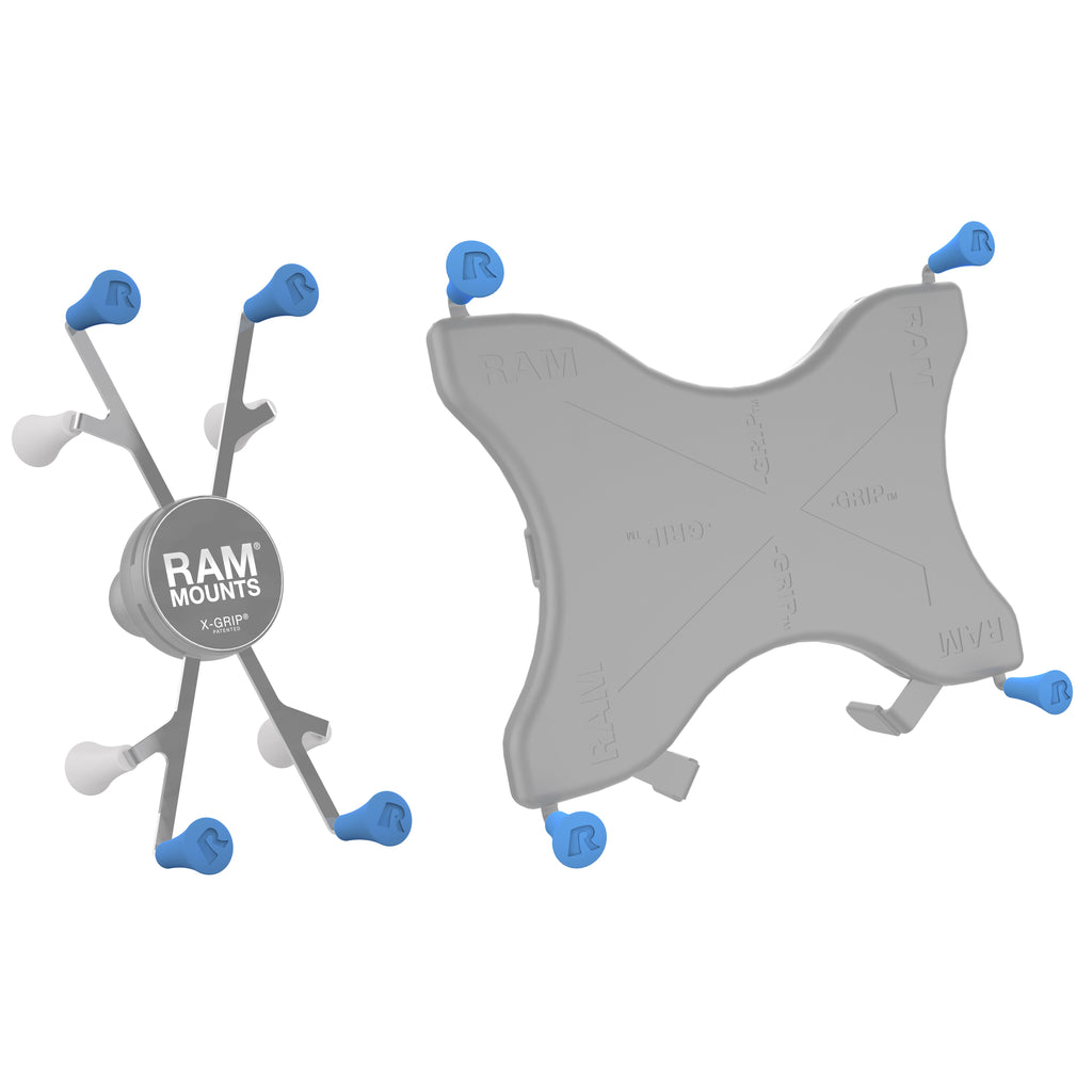 RAP-UN-CAP-4-BLUEU:RAP-UN-CAP-4-BLUEU_1:RAM® X-Grip® Blue Rubber Cap 4-Pack