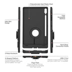 RAM-GDS-SKIN-SAM96-TCD:RAM-GDS-SKIN-SAM96-TCD_1:IntelliSkin® Thin-Case™ for Samsung Tab S10+, S9+ & S9 FE+